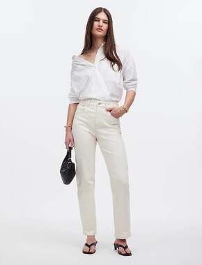 Madewell The '90s Straight Jean Stretch High Rise VTG Canvas 31